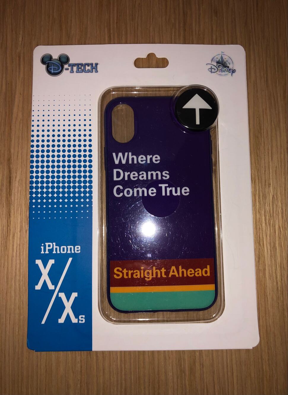 Disney Parks D-Texh iPhone X Xs Case Where Dreams Come True Case Straight Ahead